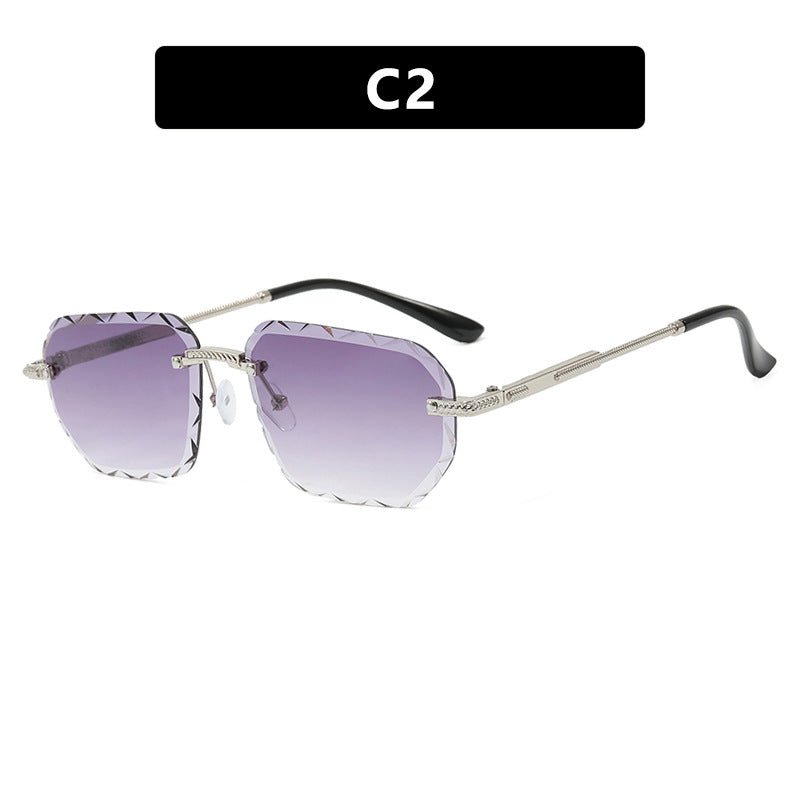 Women's geometric sunglasses with mirrored lenses and sturdy frame Kalsten