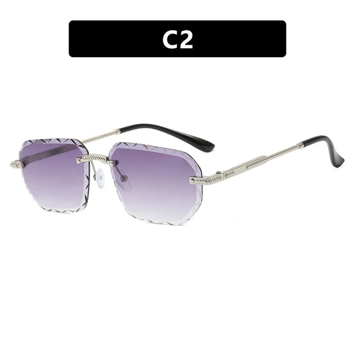 Women's geometric sunglasses with mirrored lenses and sturdy frame Kalsten