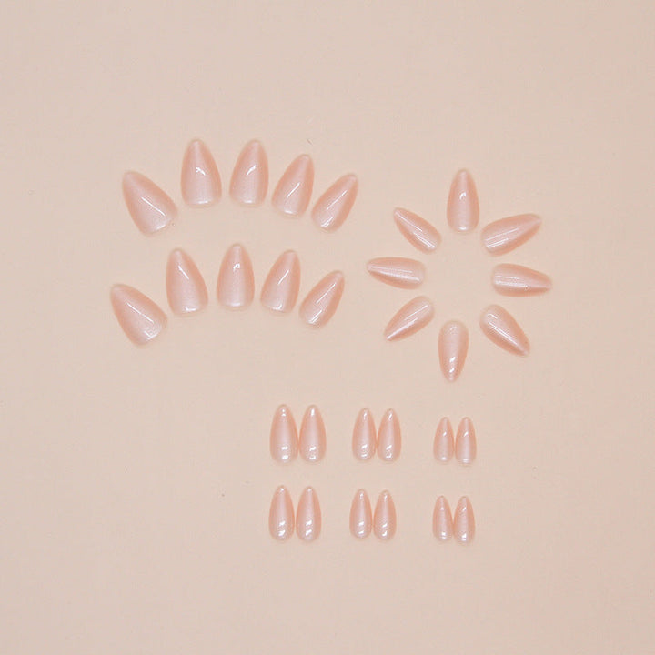 Natural Glossy Press-On Nail Tips Kalsten