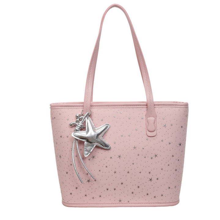 Trendy Star-Print Tote Bag Kalsten