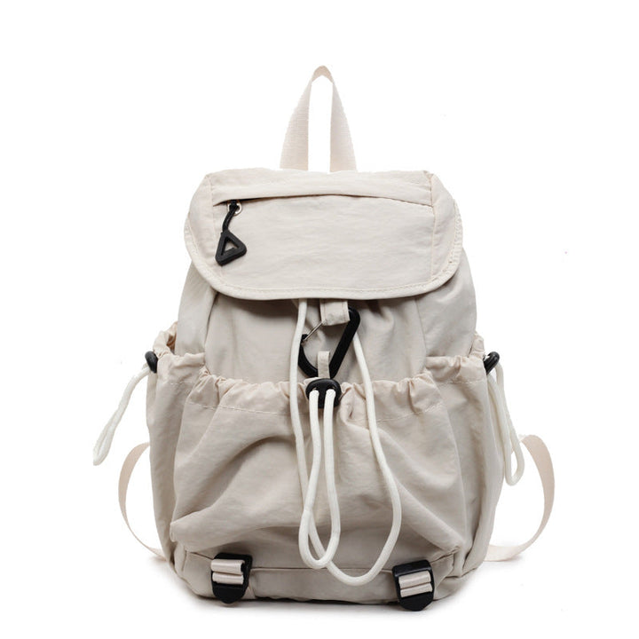 Leisure backpack with elastic drawstring and practical side pockets Kalsten