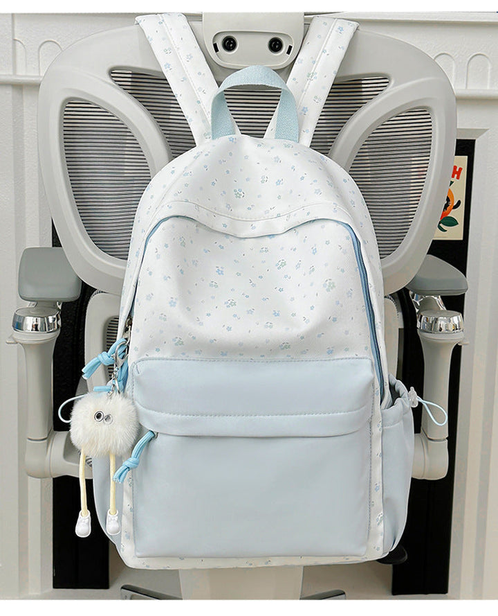 Mini backpack with floral design and practical organizer compartments Kalsten