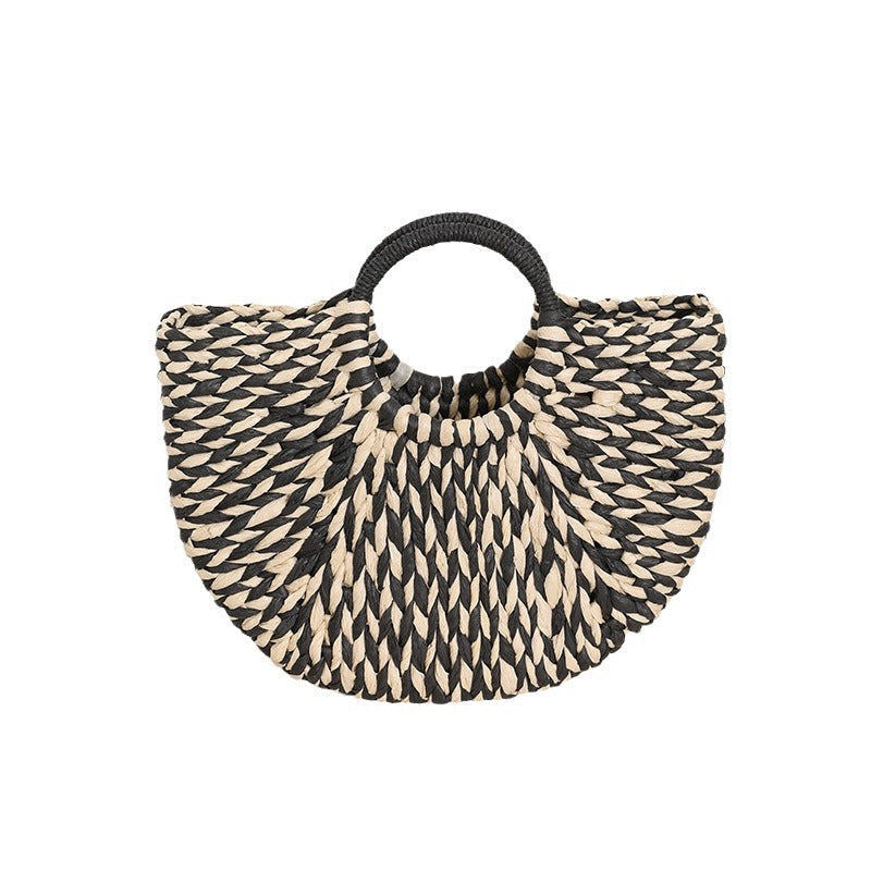 Stylish basket bag with round handle Kalsten