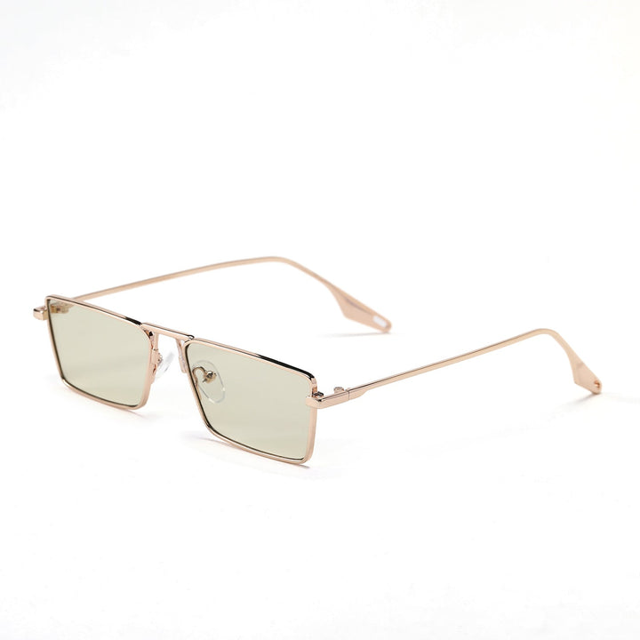 Women's elegant square sunglasses with narrow metal frame and UV protection Kalsten