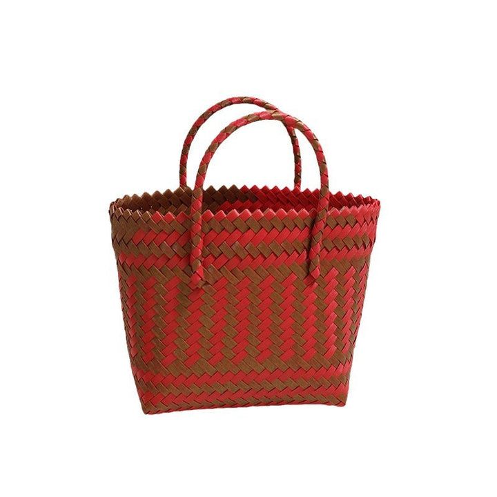 Braided Tote Bag in Rustic Design Kalsten