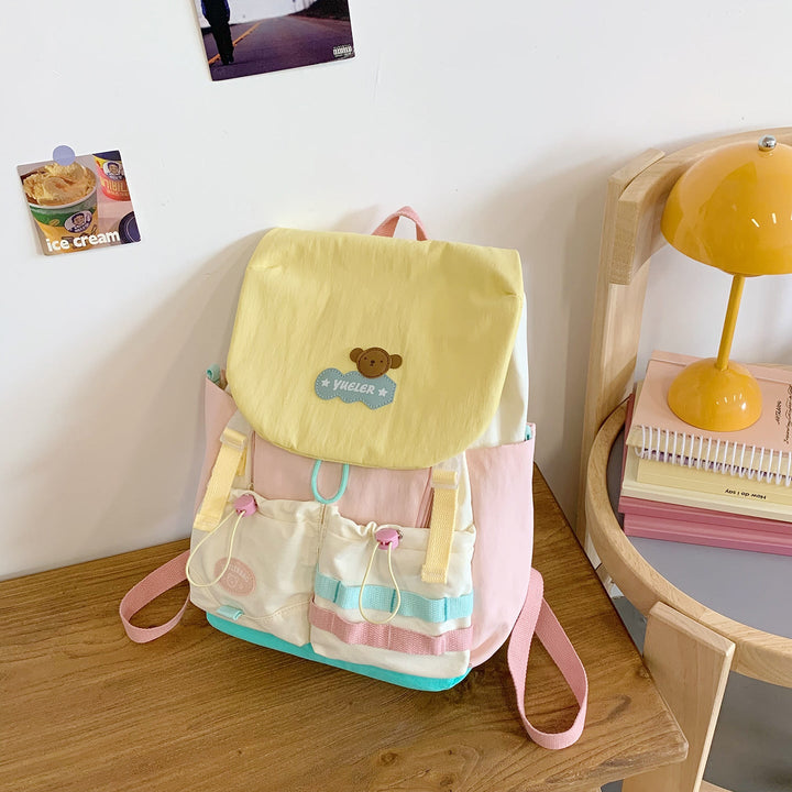Adorable Character-Themed Youth School Backpack