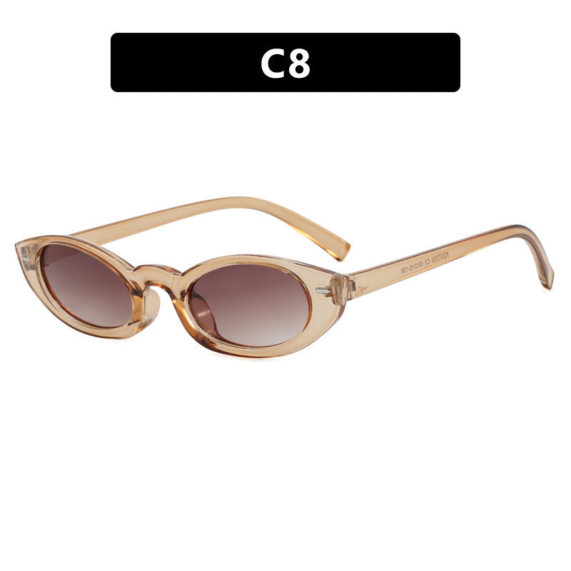 Women's Cat-Eye Sunglasses with Modern Transparent Frame Kalsten