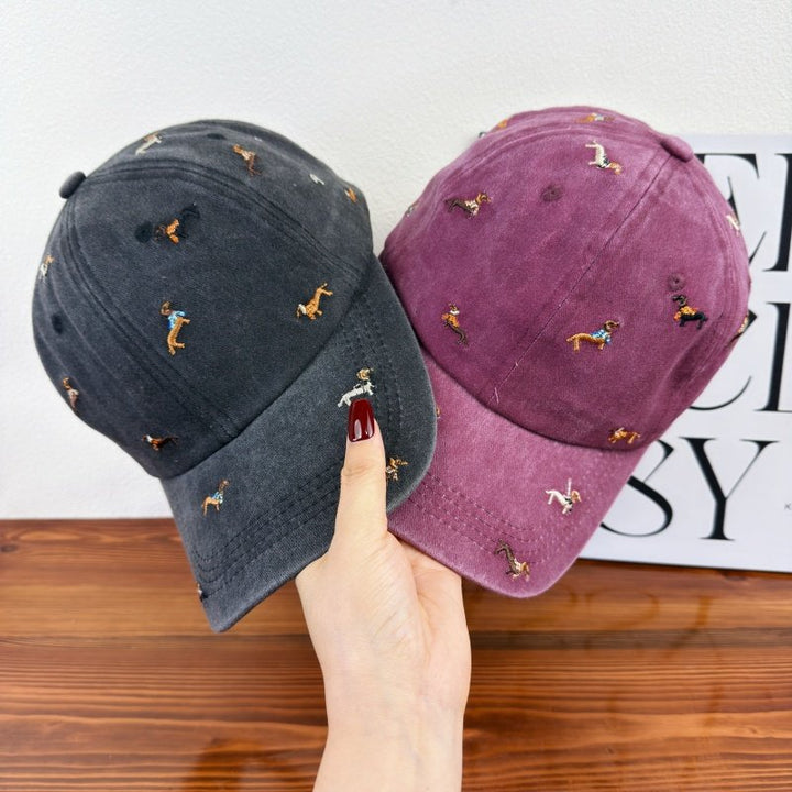 Unisex Embroidered Dog-Themed Baseball Cap Kalsten