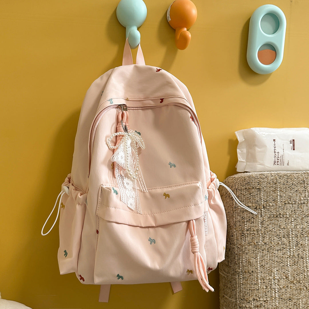 Fashionable Embroidered Backpack