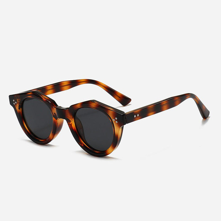 Women Designer Sunglasses with Polygonal Frame and Fashionable Accents Kalsten