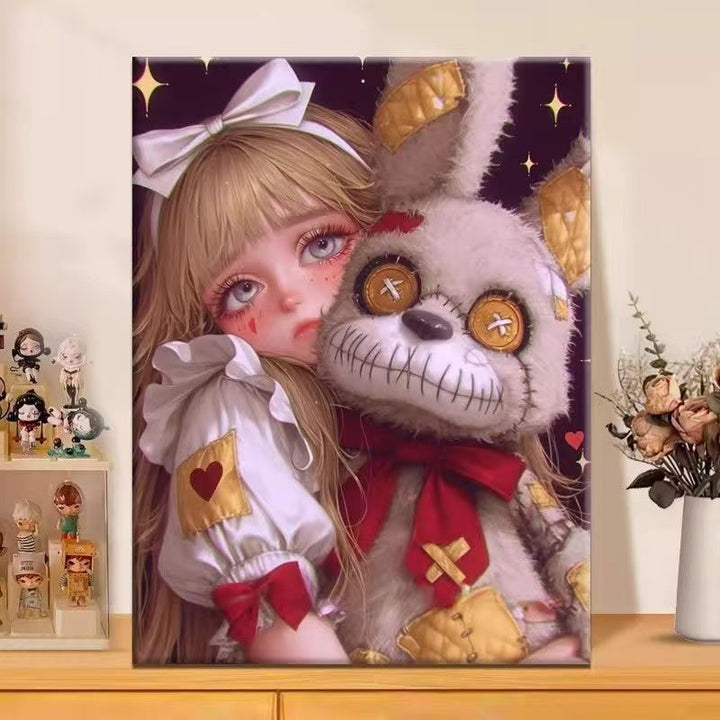 Whimsical Illustrated Fantasy Canvas Art Kalsten