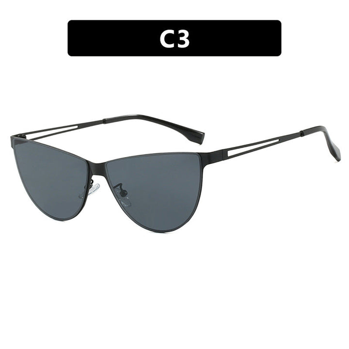 Women's Cat-Eye Sunglasses with Stylish Metal Frame and Protective UV Filter Kalsten