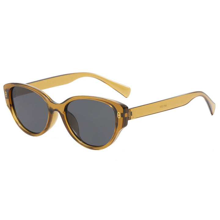 Ladies Cat-Eye Sunglasses with Modern Plastic Frame Kalsten