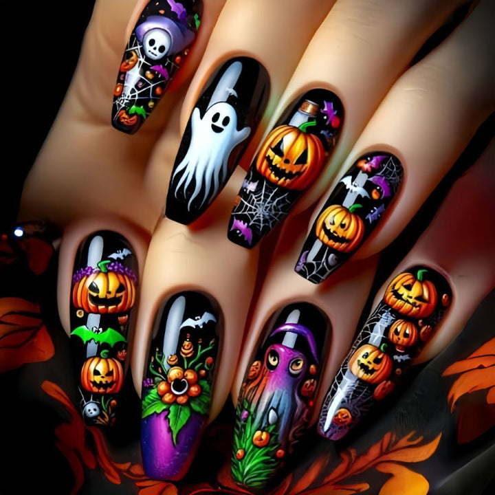 Halloween-Themed Nail Art Kalsten