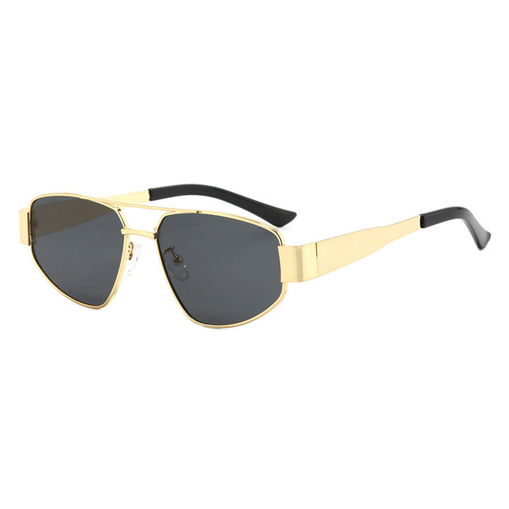 Men's Aviator-Style Metallic Sunglasses Kalsten