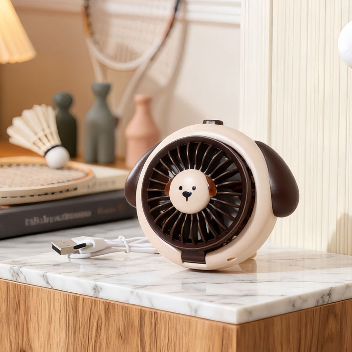 Portable handheld fan with cute dog design Kalsten