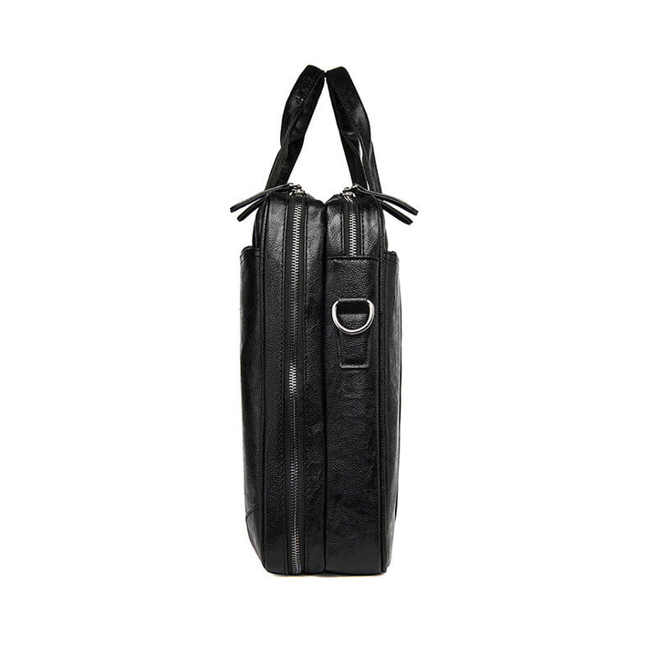 Classic Leather Business Laptop Briefcase kalsten