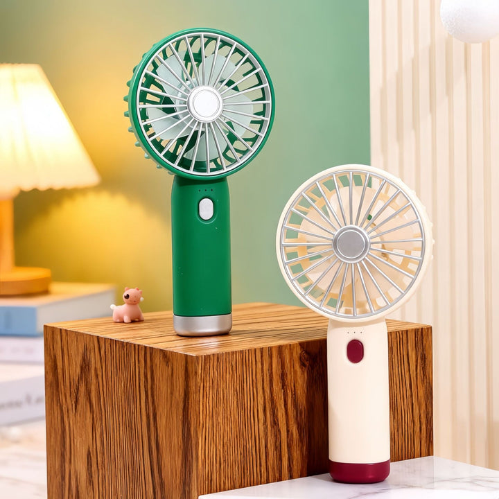 Ladies Portable Hand Fan with USB Connection and Ergonomic Design Kalsten