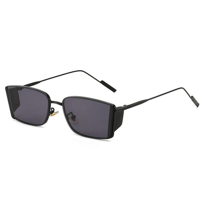 Ladies elegant square sunglasses with fine metal frame Kalsten