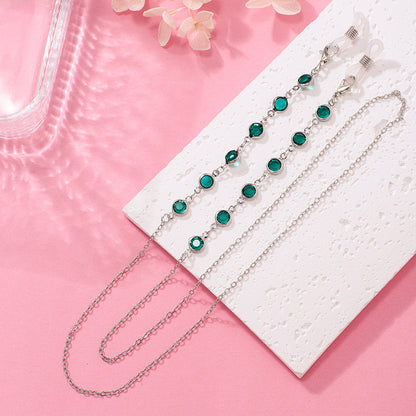 Artistic Beaded Eyewear Chain Acalora