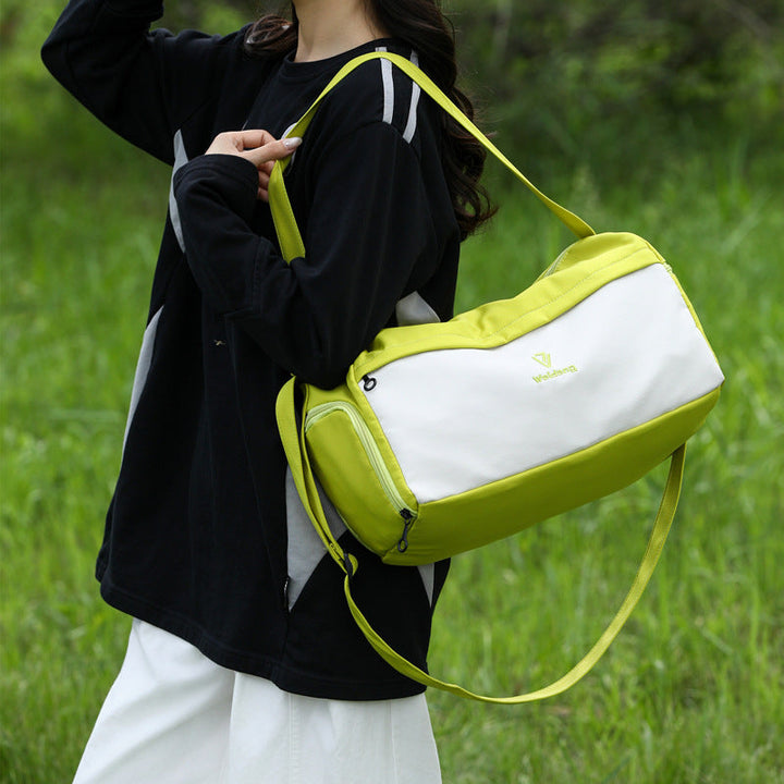 Sporty Shoulder Bag With Multiple Compartments Kalsten