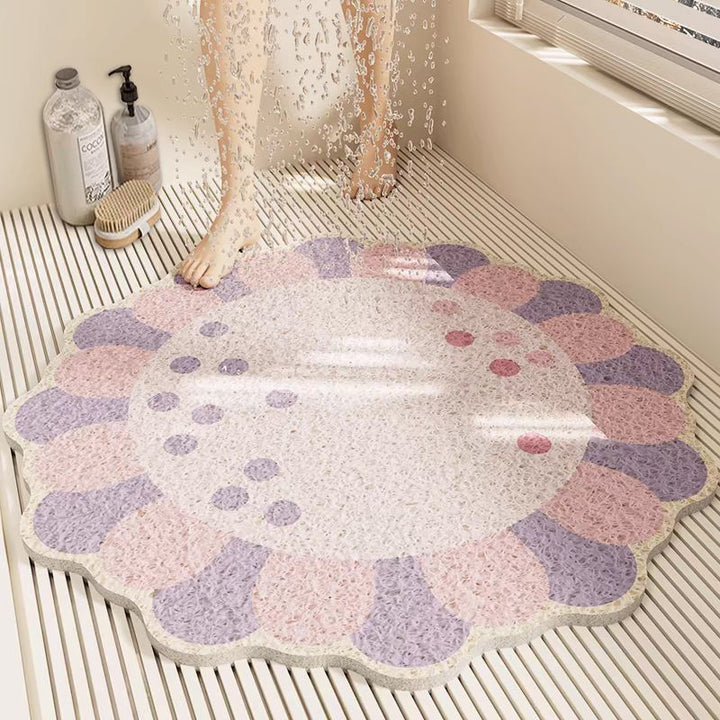 Floral Shaped Bath Mat Kalsten