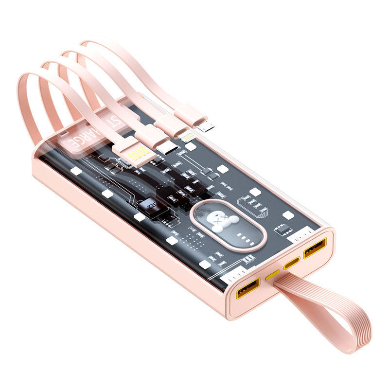 Portable power bank with integrated multi-charging port and intelligent charging display Kalsten