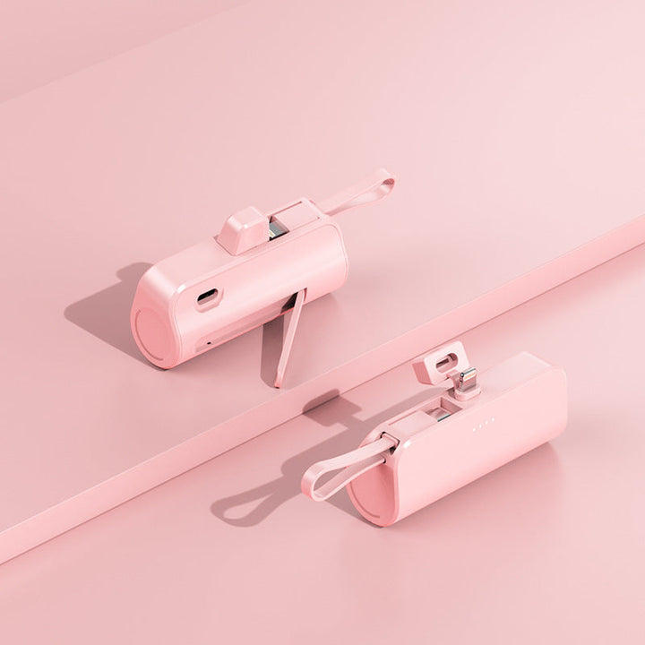 Portable power bank with integrated multifunctional charging cable system Kalsten
