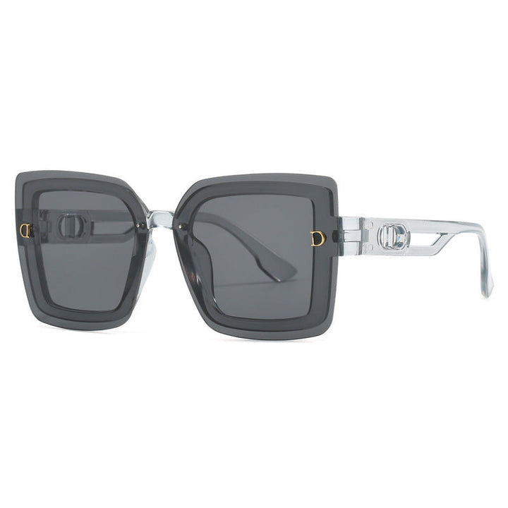 Ladies fashionable oversized sunglasses in geometric design Kalsten