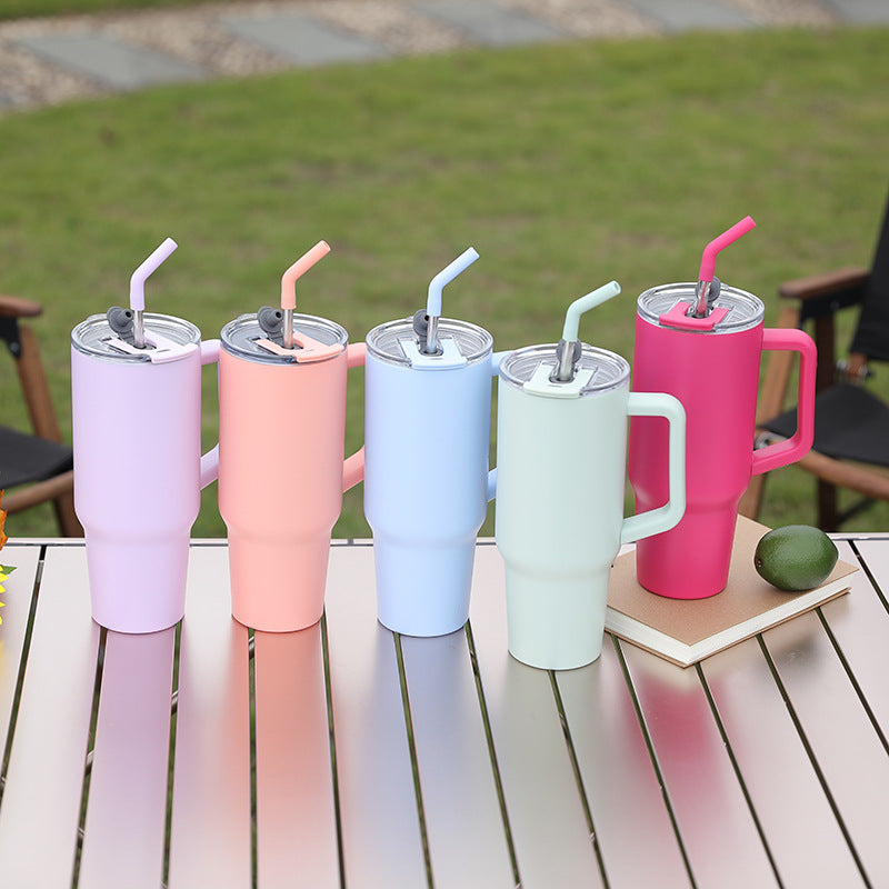Women's Reusable Drinking Cups with Integrated Straw Kalsten