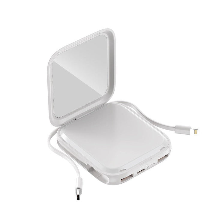 Portable cosmetic power bank with integrated mirror Kalsten