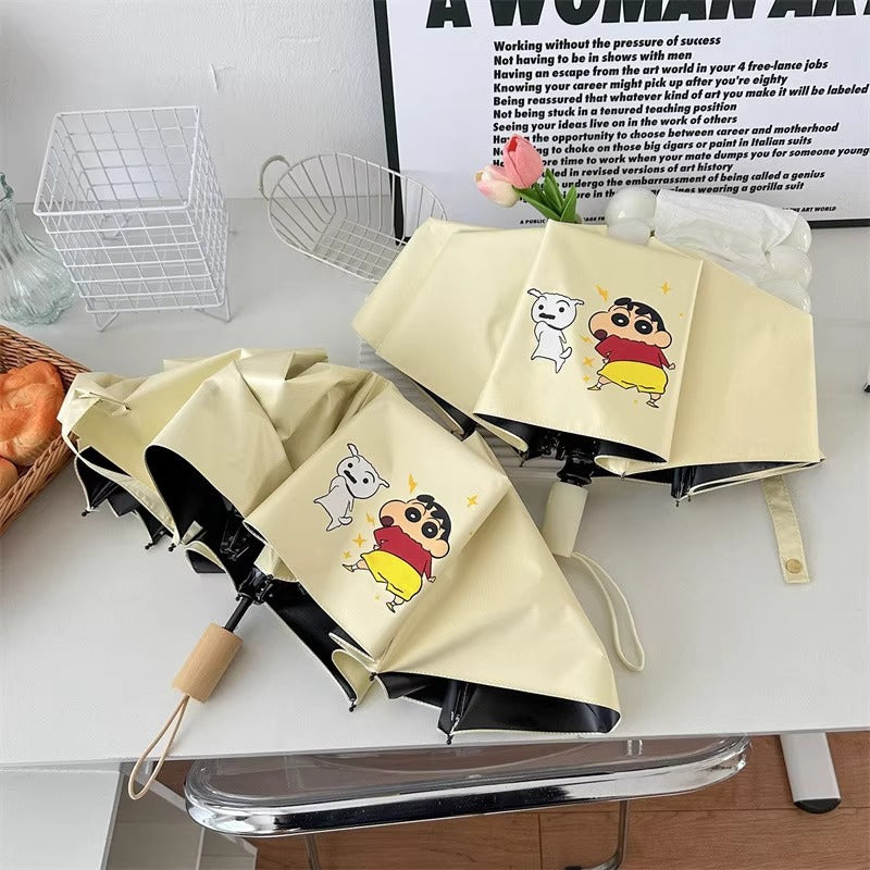 Women's folding umbrella with creative character design Kalsten