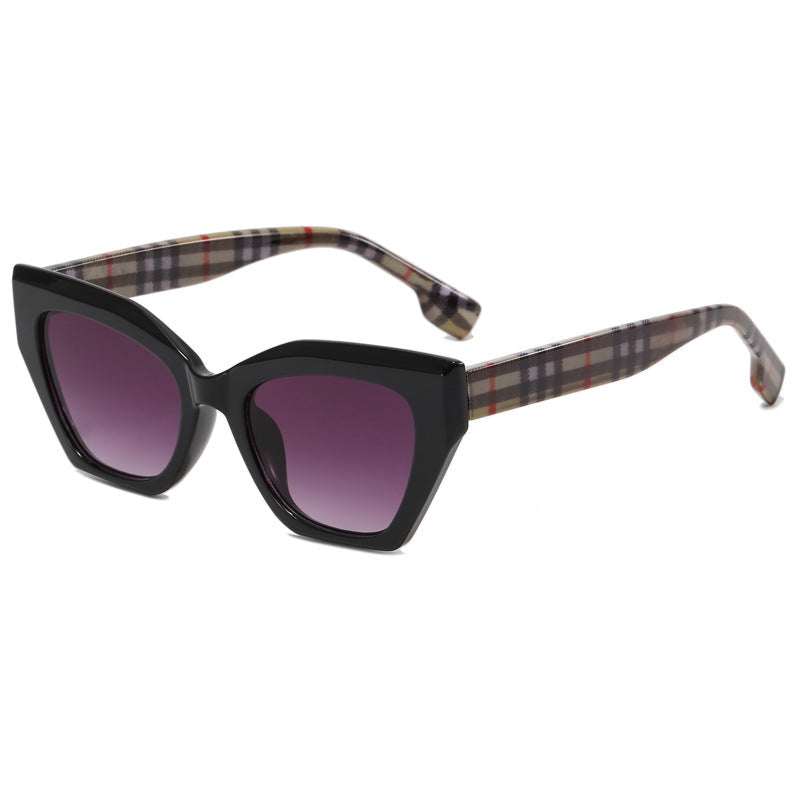 Women’s asymmetrical oversized sunglasses with trendy frame Kalsten