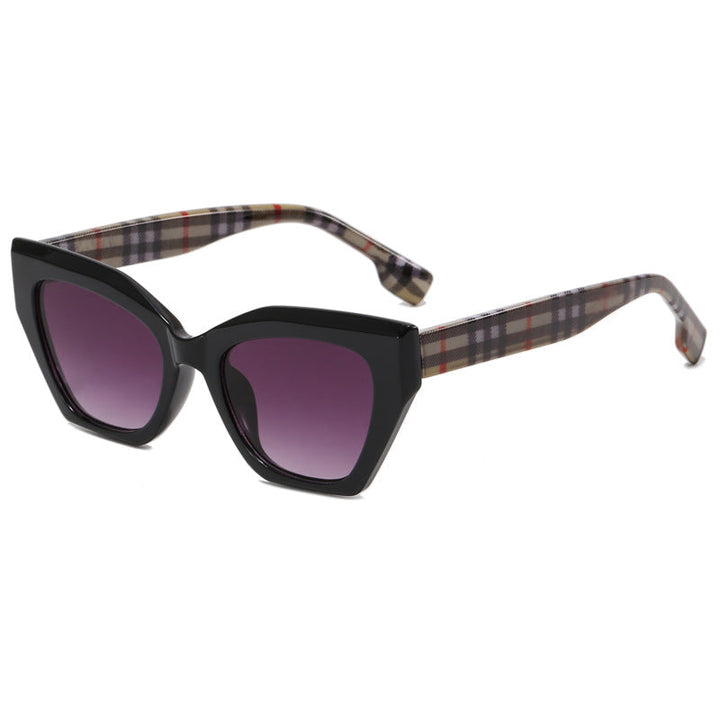 Women’s asymmetrical oversized sunglasses with trendy frame Kalsten