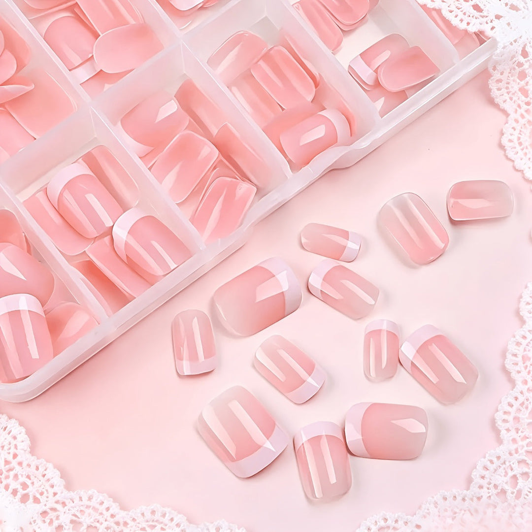 French Tip Press-On Nail Art Set Kalsten