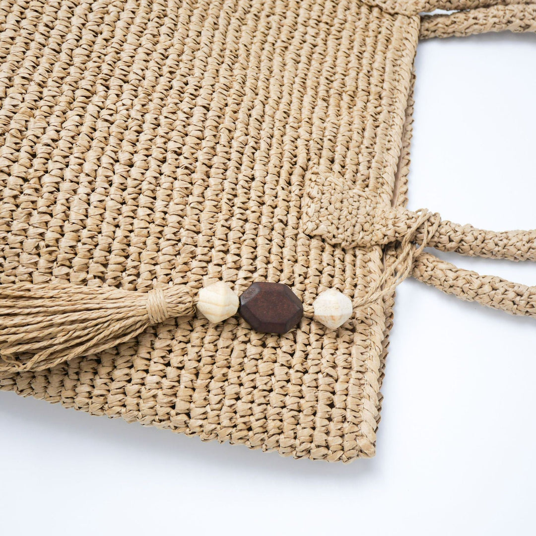 Macramé bag with tassel details Kalsten