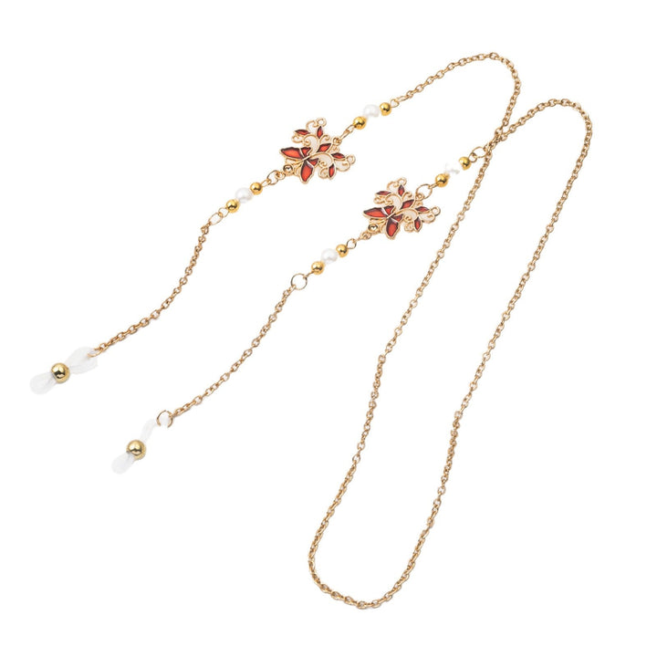 Elegant Floral Eyewear Chain Kalsten