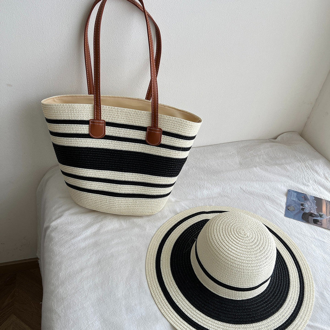 Fashionable Tote Bag Made of Braided Material Kalsten