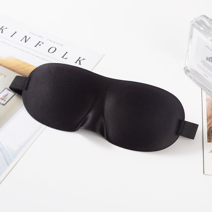 Unisex nan anatomically shaped sleep mask with formed eye sockets, lightweight foam core, and elastic comfort band Kalsten