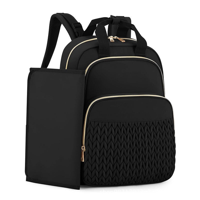 Fashionable backpack with structured design and multiple compartments Kalsten