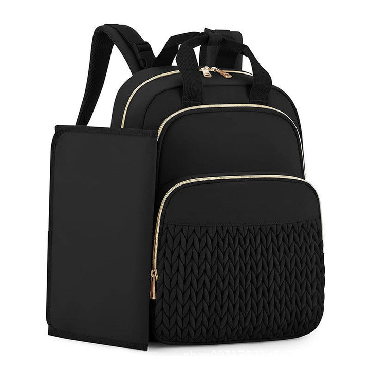 Fashionable backpack with structured design and multiple compartments Kalsten