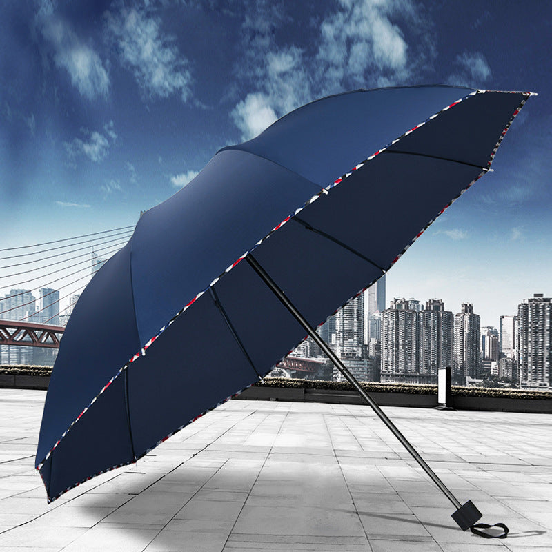 Women Handy Folding Umbrella with Wind Protection System Kalsten