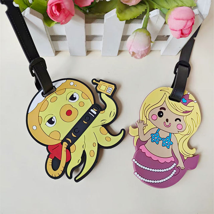 Unisex Mermaid Character Luggage Tag Kalsten