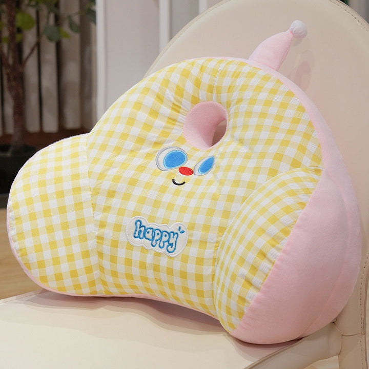 Plush back support pillow with casual design Kalsten