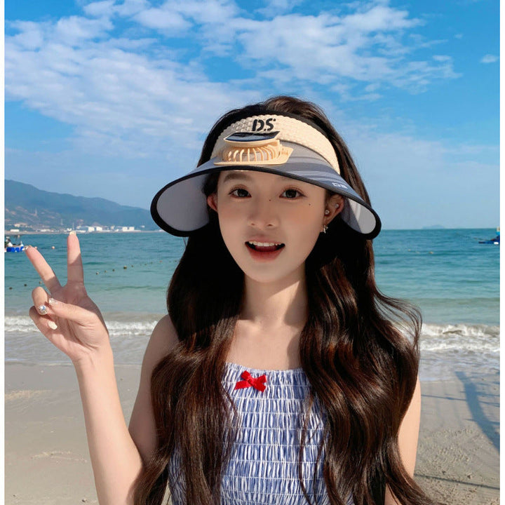 Adjustable sun visor with UV protection and padded headband Kalsten