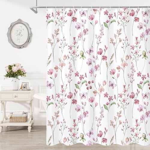 Floral Print Shower Curtain Kalsten
