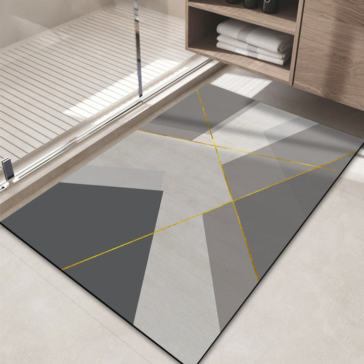 Modern Abstract Decorative Bath Mat