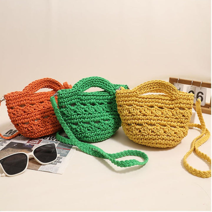 Playful macrame handbag with textured surface Kalsten