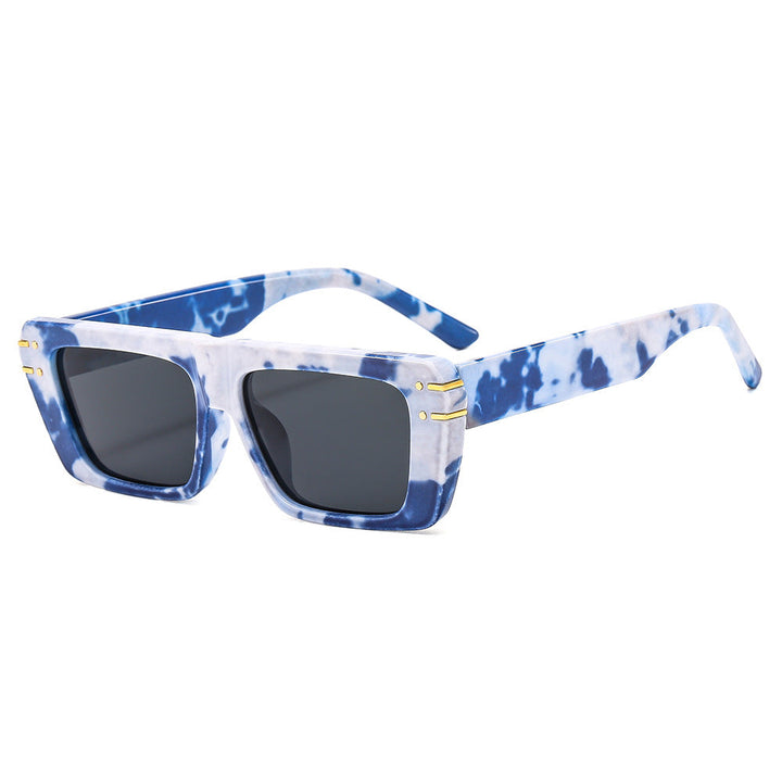 Women's fashionable square sunglasses with shiny accents Kalsten