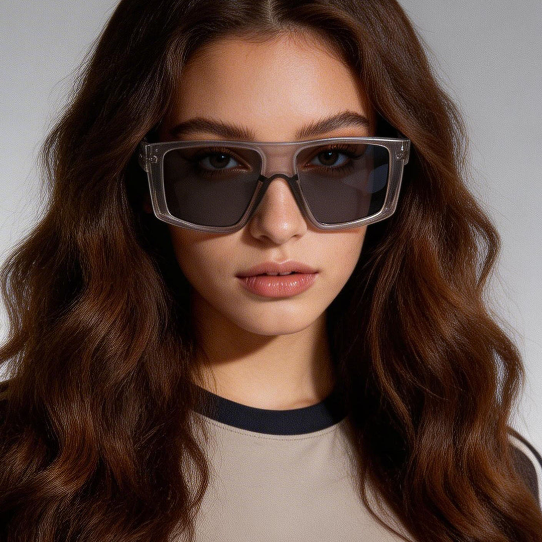 Women oversized geometric sunglasses Kalsten